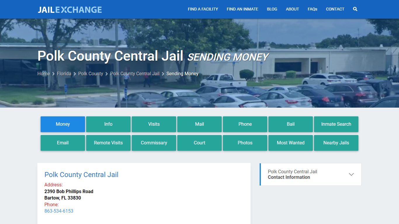 Send Money to Inmate - Polk County Central Jail, FL